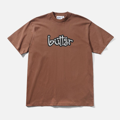 BUTTER GOODS Connection Tee - Brown
