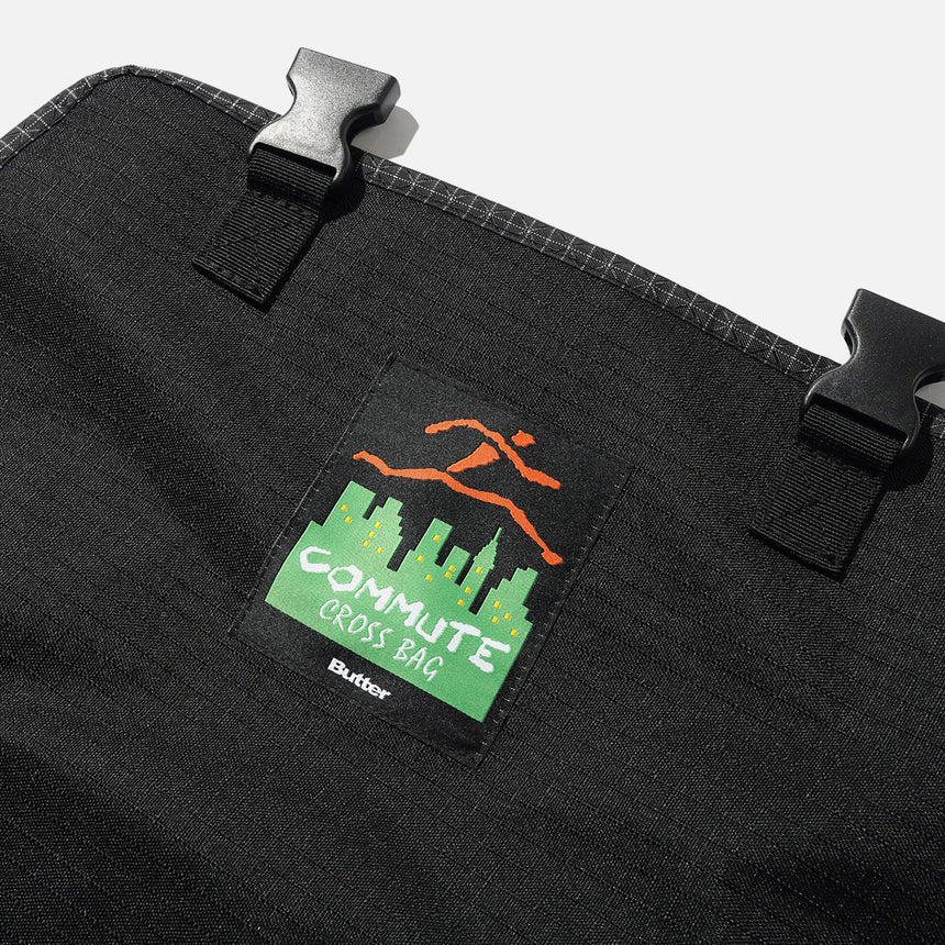 BUTTER GOODS Cordura Commute Side Bag - Black