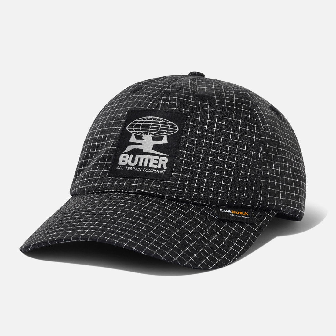 BUTTER GOODS Cordura Terrain 6 Panel Cap - Black