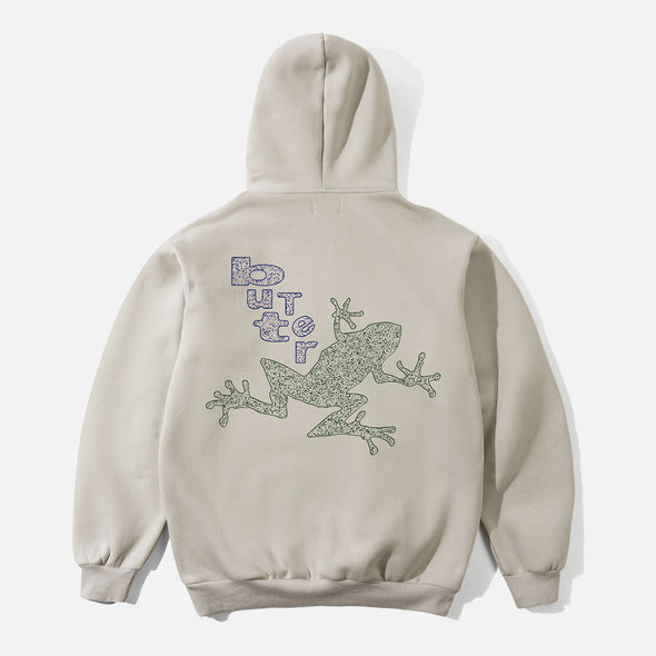 BUTTER GOODS Croaker Pullover Hood - Taupe