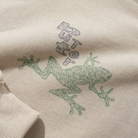 BUTTER GOODS Croaker Pullover Hood - Taupe