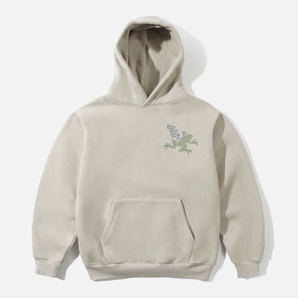 BUTTER GOODS Croaker Pullover Hood - Taupe