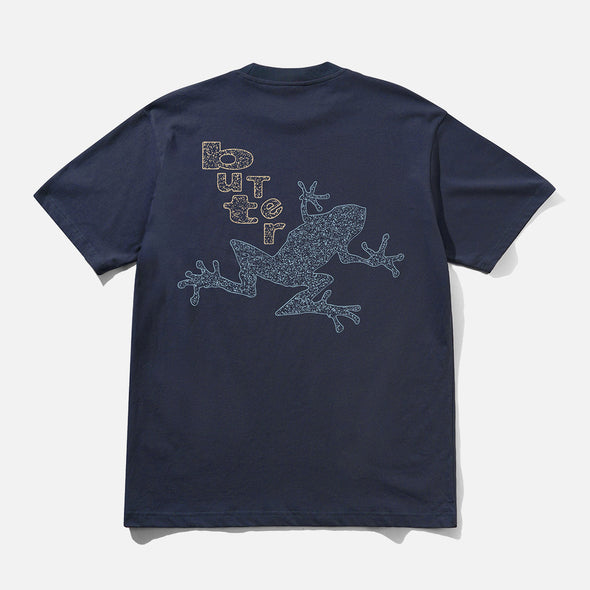 BUTTER GOODS Croaker Tee - Navy