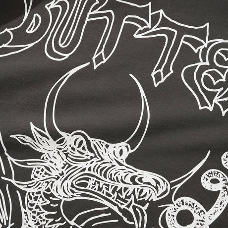 BUTTER GOODS Dragon Tee - Washed Black