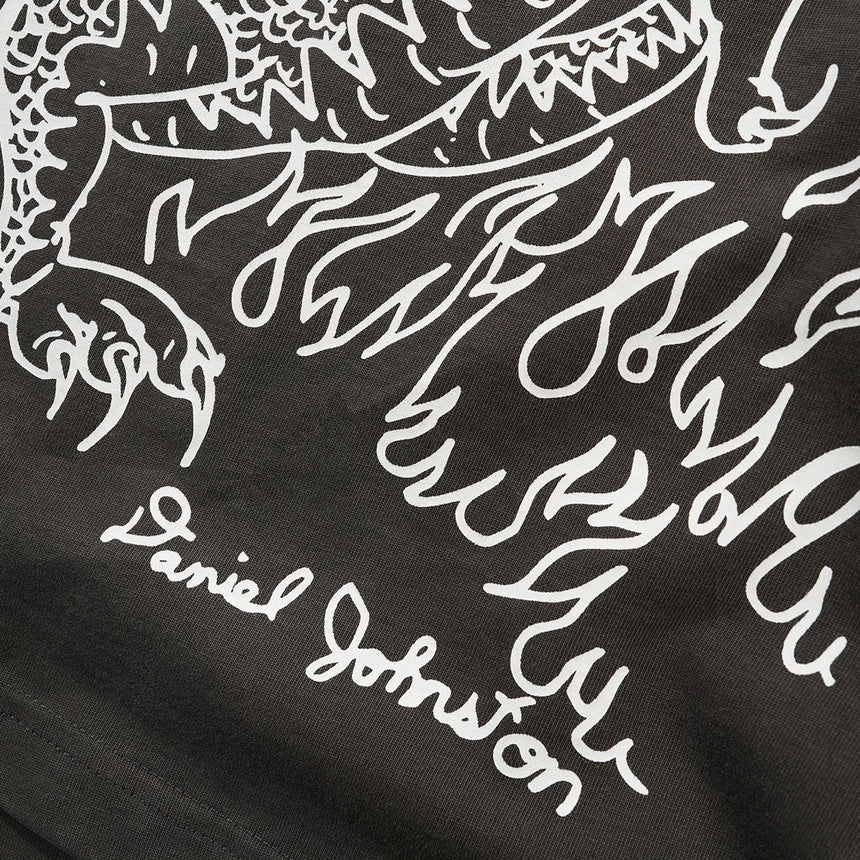 BUTTER GOODS Dragon Tee - Washed Black