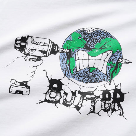 BUTTER GOODS Drill Tee - White
