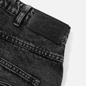 BUTTER GOODS Drummer Baggy Denim Jeans - Streaky Black