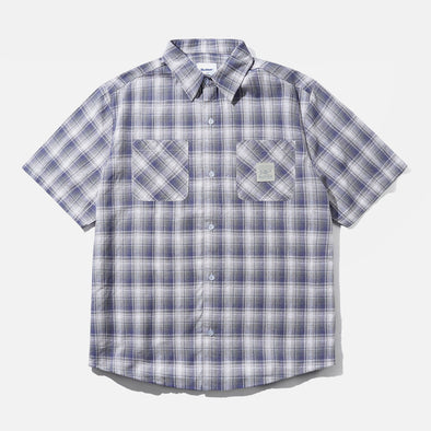 BUTTER GOODS Equipment Short Sleeve Shirt - Navy