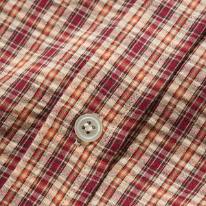 BUTTER GOODS Equipment Short Sleeve Shirt - Red/Yellow