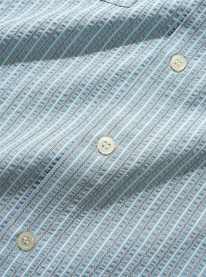 BUTTER GOODS Equipment Short Sleeve Shirt - Sky