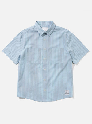 BUTTER GOODS Equipment Short Sleeve Shirt - Sky