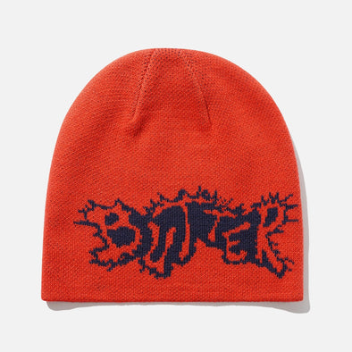BUTTER GOODS Eruption Skully Beanie - Red