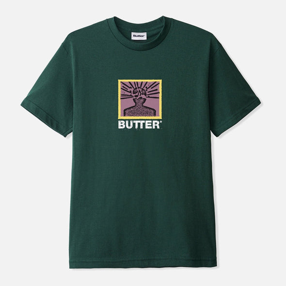 BUTTER GOODS Explosion Tee - Forest Green