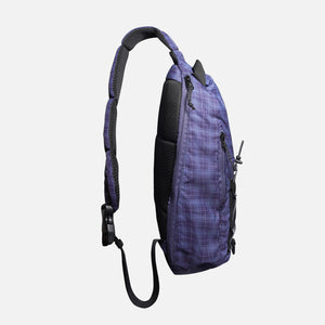 BUTTER GOODS Express Shoulder Bag - Navy Plaid
