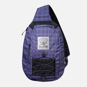 BUTTER GOODS Express Shoulder Bag - Navy Plaid