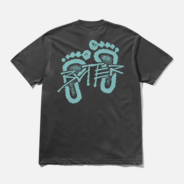 BUTTER GOODS Footprints Tee - Black