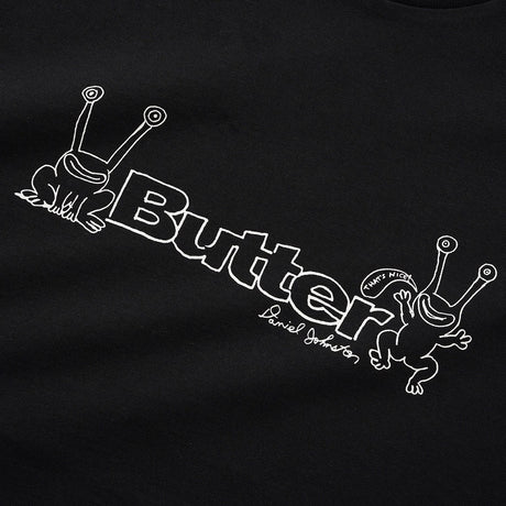 BUTTER GOODS Frog Logo Tee - Black