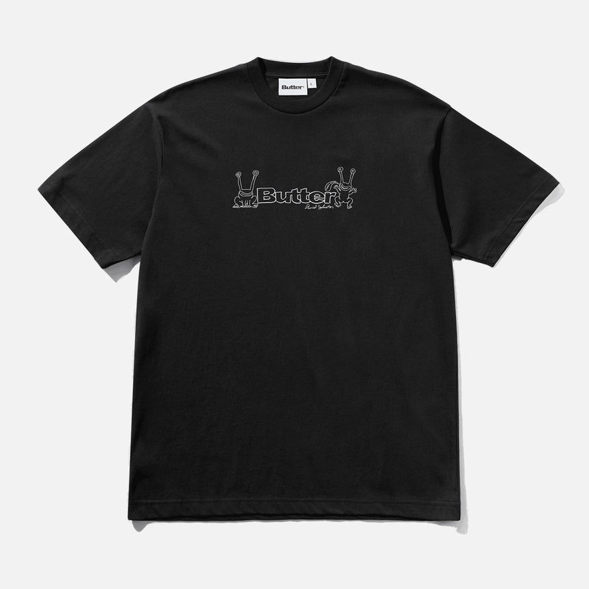 BUTTER GOODS Frog Logo Tee - Black