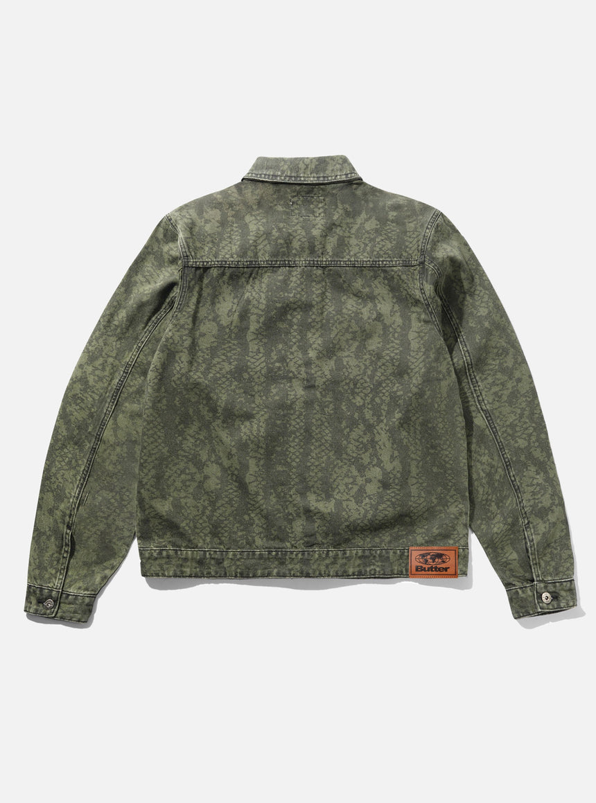 BUTTER GOODS Garage Denim Jacket - Lowland Camo