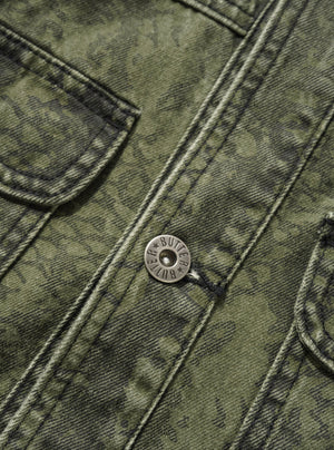 BUTTER GOODS Garage Denim Jacket - Lowland Camo