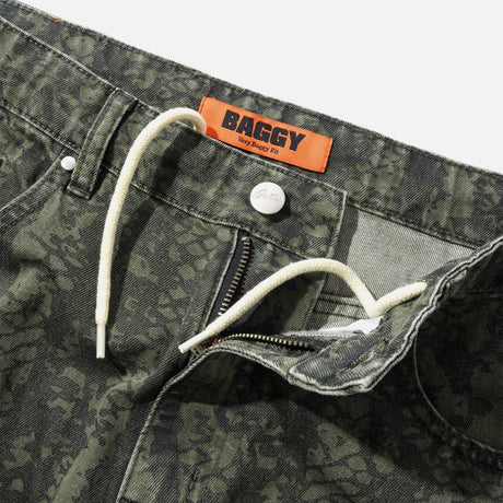 BUTTER GOODS Garage Denim Jeans - Lowland Camo
