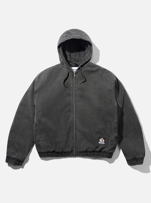 BUTTER GOODS Insulated Work Jacket - Washed Black