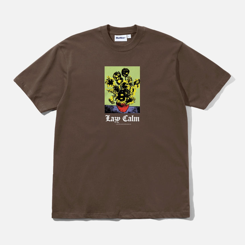 BUTTER GOODS Lazy Calm Tee - Brown