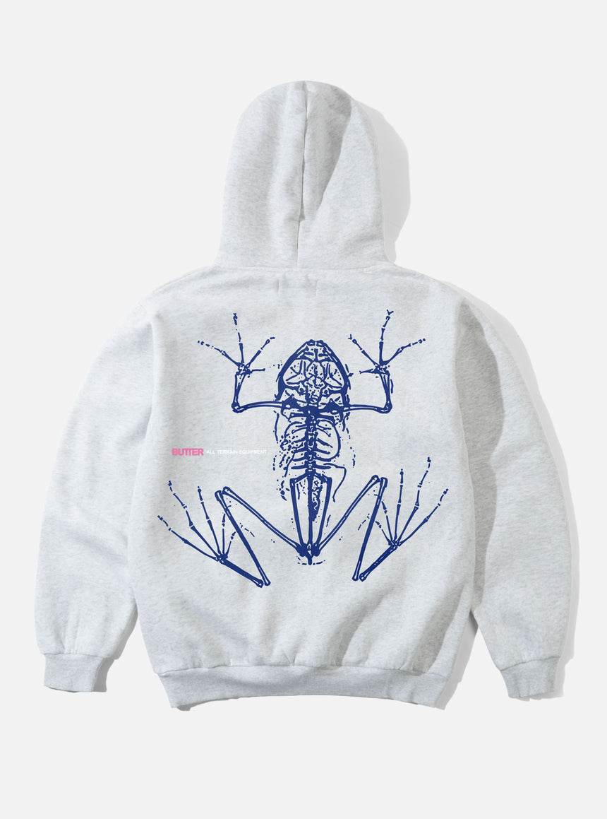 BUTTER GOODS Leap Pullover Hood - Ash