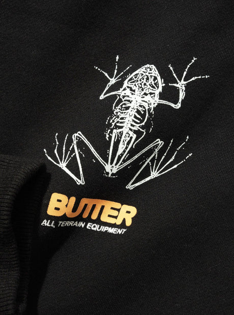 BUTTER GOODS Leap Pullover Hood - Black