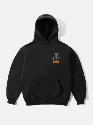 BUTTER GOODS Leap Pullover Hood - Black