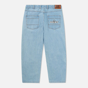 BUTTER GOODS Lock Baggy Denim Jeans - Light Indigo