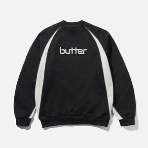 BUTTER GOODS Match Crewneck - Black