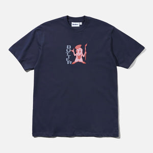 BUTTER GOODS Paint Tee - Navy