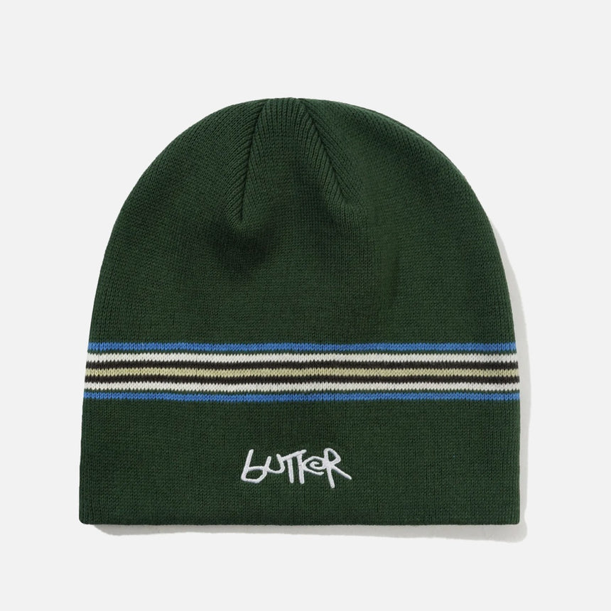 BUTTER GOODS Pier Skully Beanie - Moss
