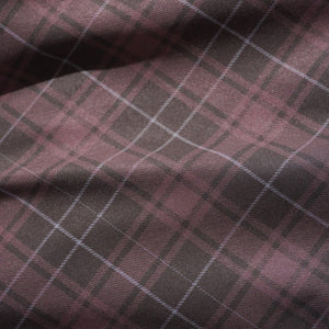 BUTTER GOODS Plaid Nylon Jacket - Burgundy