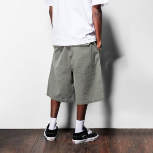 BUTTER GOODS Pleated Shorts - Washed Black