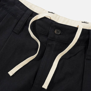 BUTTER GOODS Pleated Trousers - Washed Black