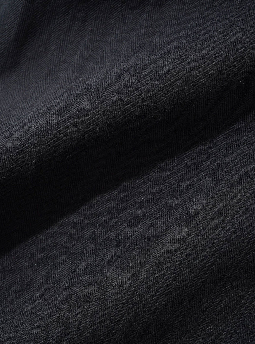 BUTTER GOODS Pleated Trousers - Washed Black