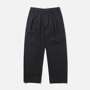 BUTTER GOODS Pleated Trousers - Washed Black