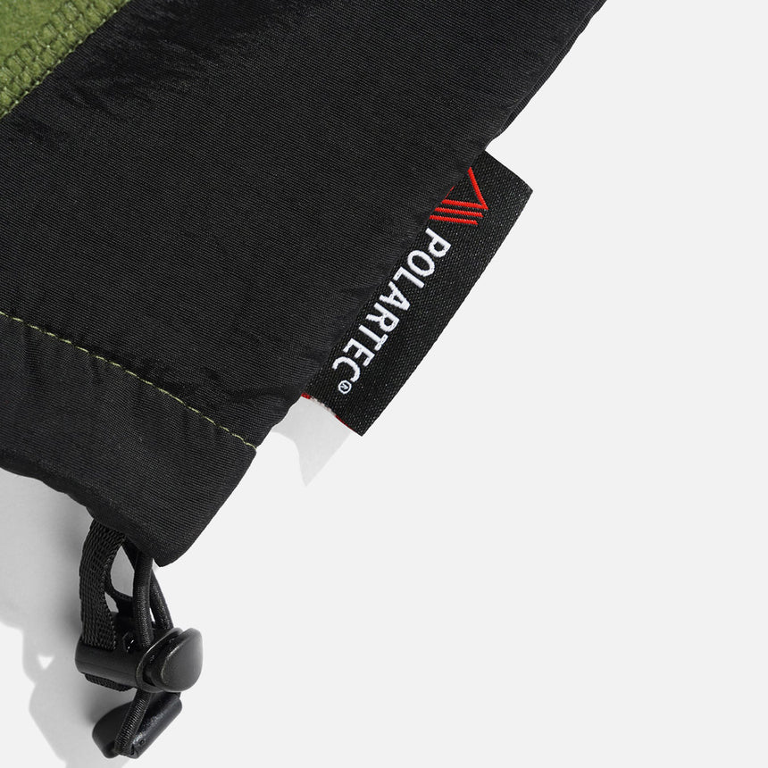 BUTTER GOODS Polartec 1/4 Zip Pullover - Army