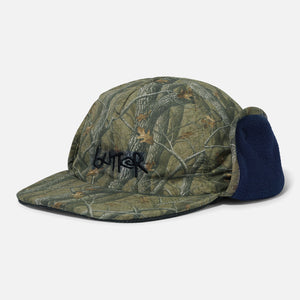 BUTTER GOODS Polartec Reversible Trapper Cap - Forest Camo/Navy