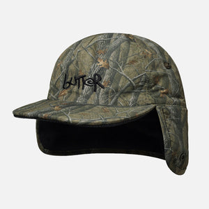 BUTTER GOODS Polartec Reversible Trapper Cap - Forest Camo/Navy