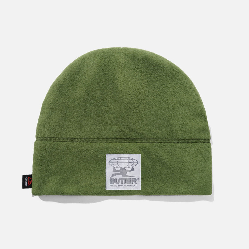BUTTER GOODS Polartec Skully Beanie - Army