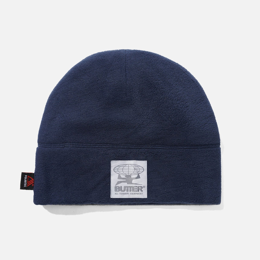BUTTER GOODS Polartec Skully Beanie - Navy