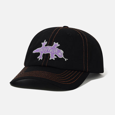 BUTTER GOODS Reptile 6 Panel Cap - Black