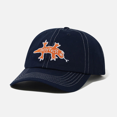 BUTTER GOODS Reptile 6 Panel Cap - Midnight