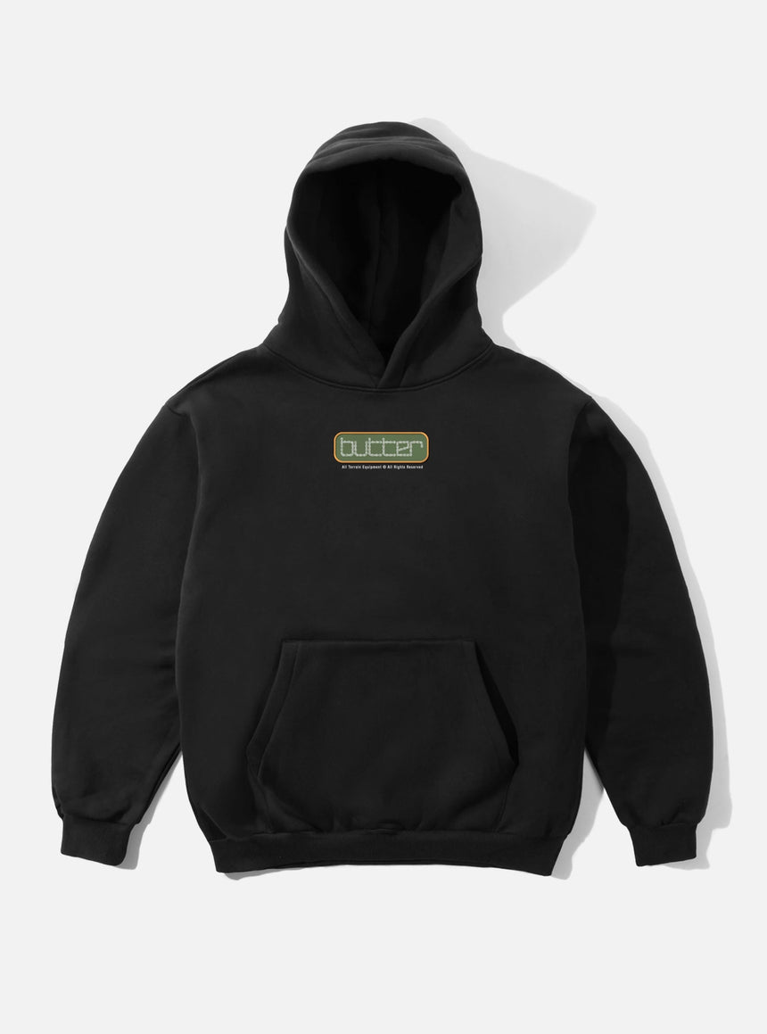 BUTTER GOODS Reserved Pullover Hood - Black