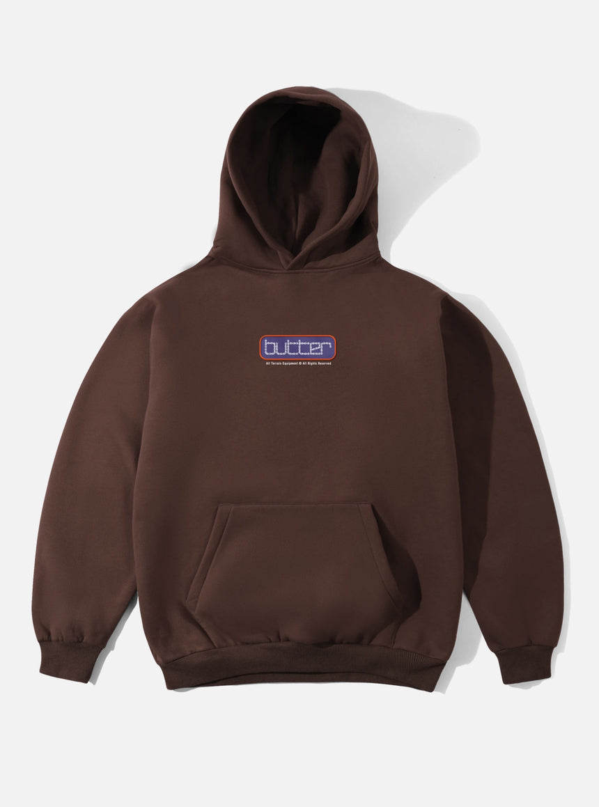 BUTTER GOODS Reserved Pullover Hood - Dark Brown