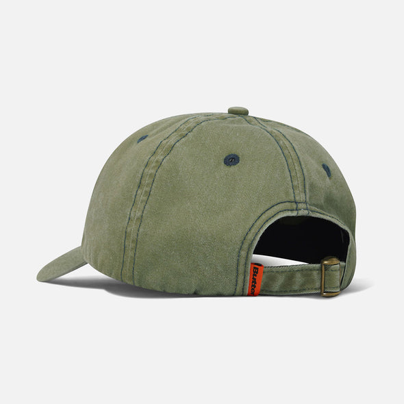 BUTTER GOODS Rounded Logo 6 Panel Cap - Washed Pear