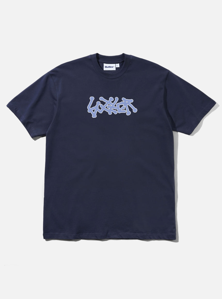BUTTER GOODS Rush Tee - Navy